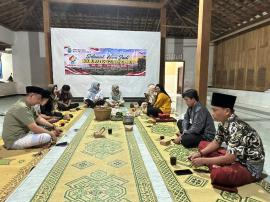 Pemerintah Kalurahan Beji Gelar Tirakatan di Aula Balai Kalurahan